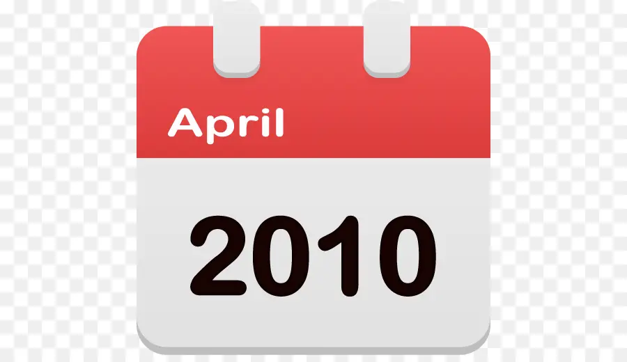 Calendrier D'avril 2010，Date PNG