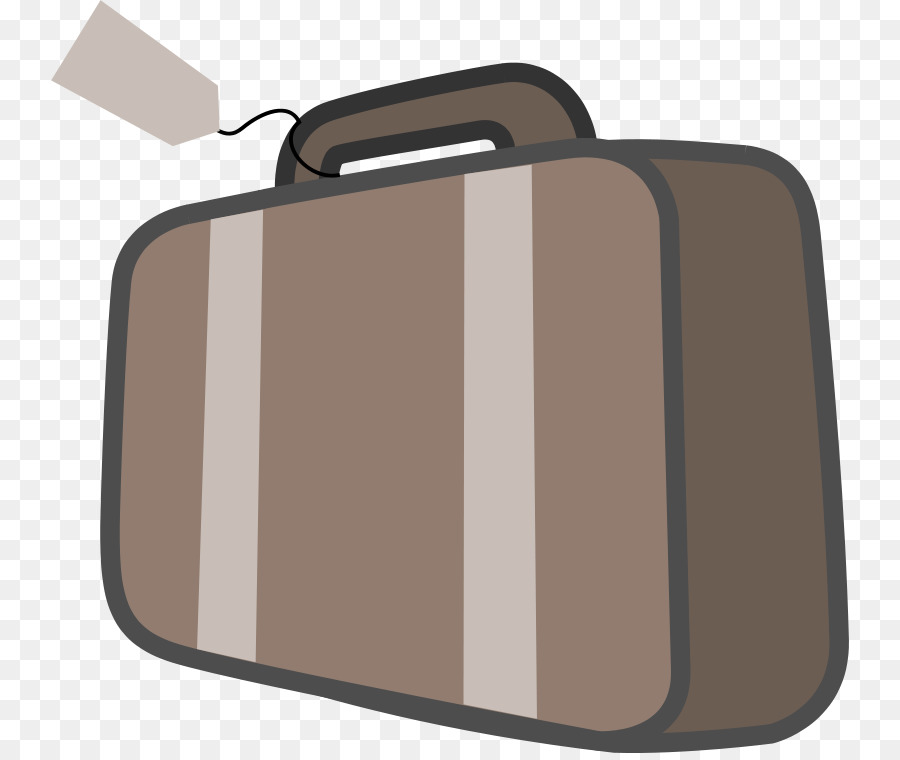 Valise Orange，Bagage PNG