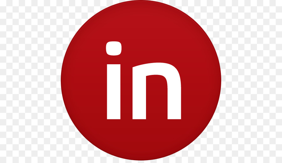 Logo Linkedin Rouge，Réseaux Sociaux PNG