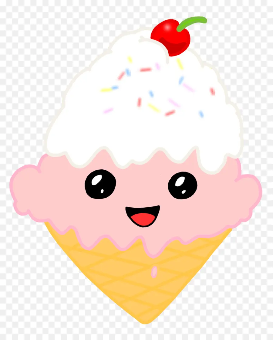 Glace à La Cerise，Dessert PNG