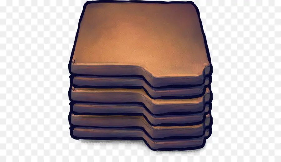 Pile De Dossiers Marron，Empiler PNG