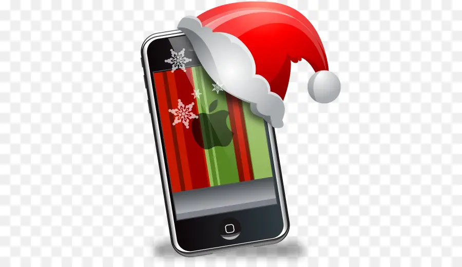 Iphone，Le Père Noël PNG