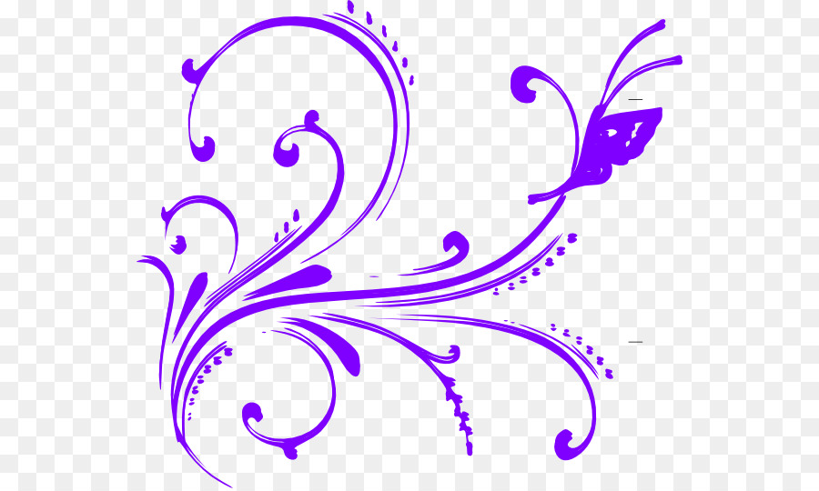 Griffonnage Floral，Fleur PNG