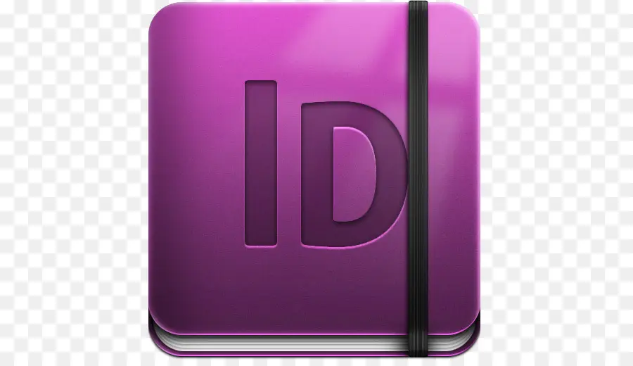 Icône Indesign Violette，Logiciel PNG