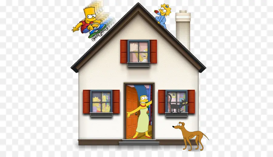 Maison，Les Simpson PNG