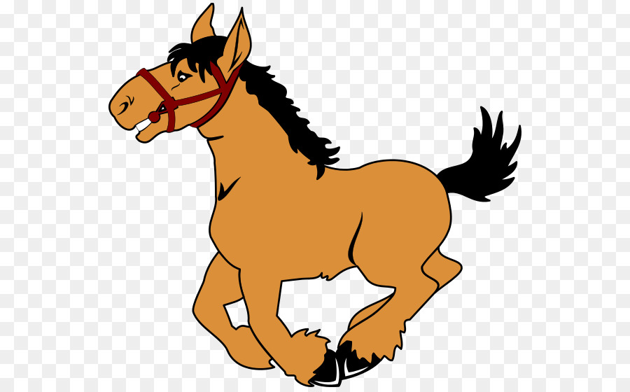 Cheval De Dessin Animé，En Cours D'exécution PNG