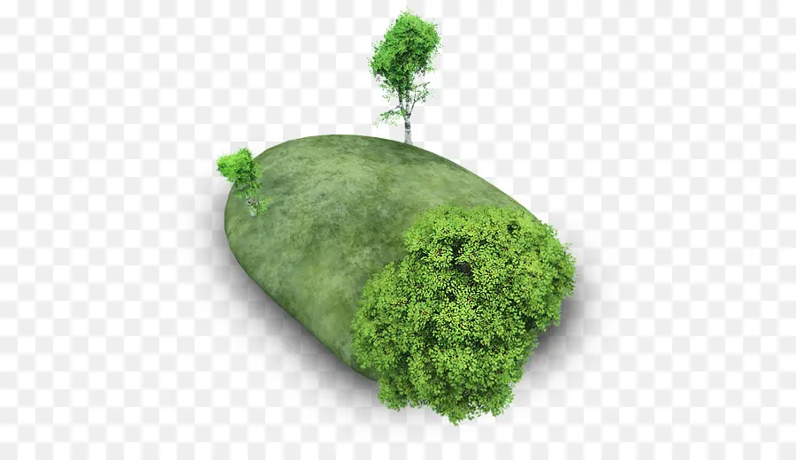 Colline Herbeuse，Arbres PNG