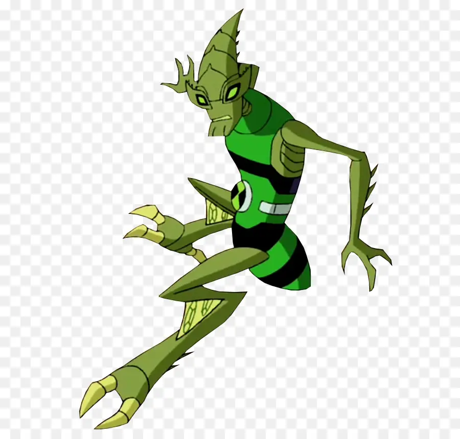 Extraterrestre De Dessin Animé，Vert PNG