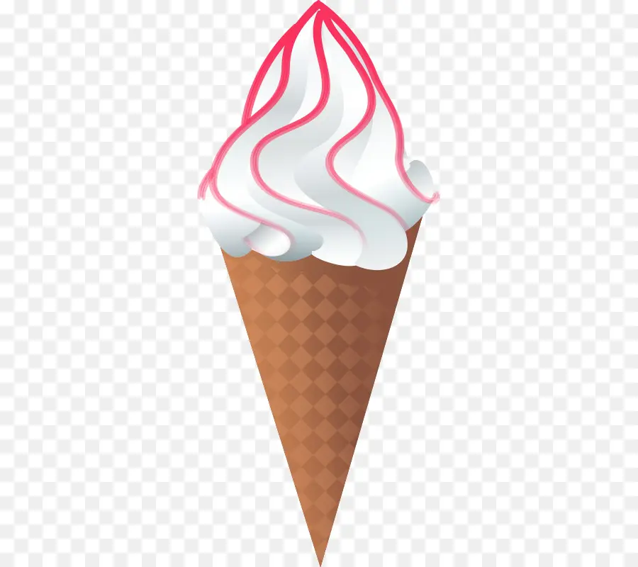 Cornet De Crème Glacée，Dessert PNG