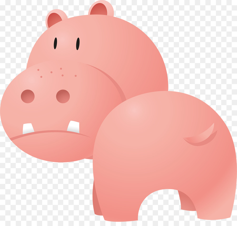 Hippopotame，Dessin Animé PNG