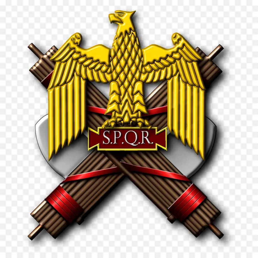 Emblème Spqr Doré，Symbole PNG