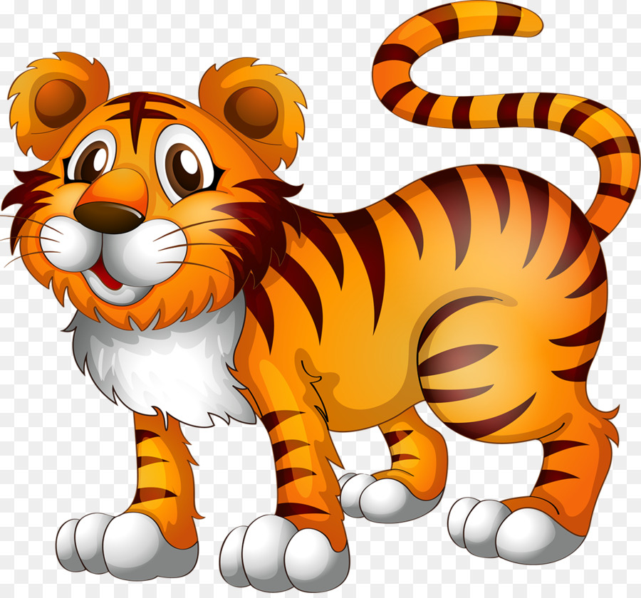 Tigre De Dessin Animé，Mignon PNG