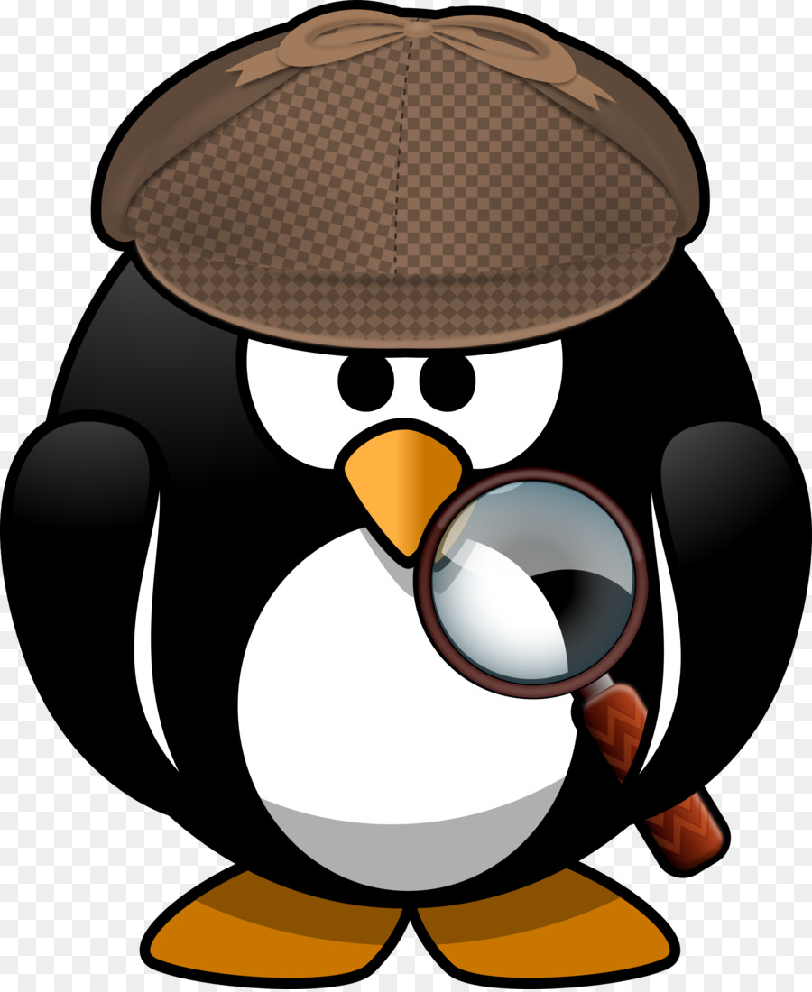 Détective Pingouin，Manchot PNG