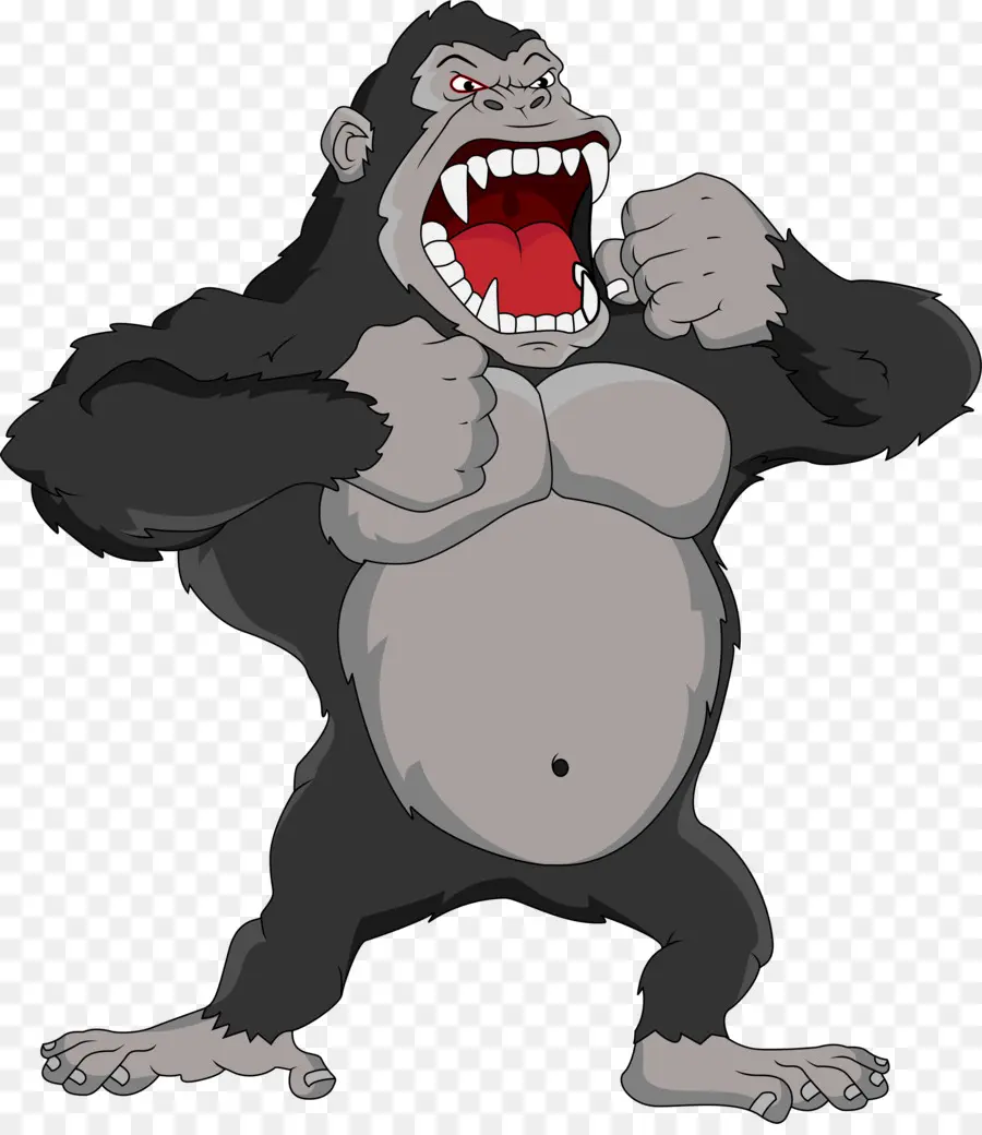 Gorille，Dessin Animé PNG