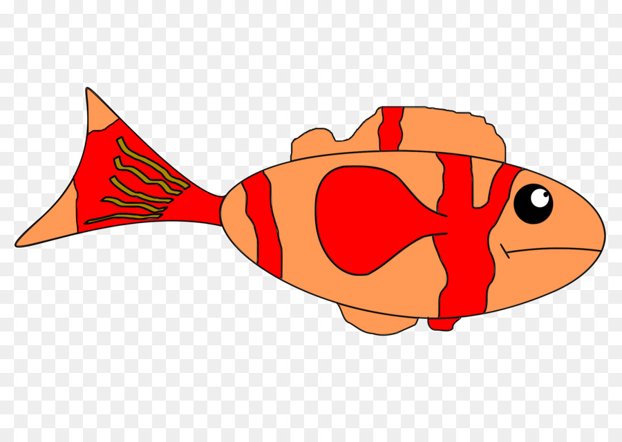 Poisson De Dessin Animé，Brun PNG