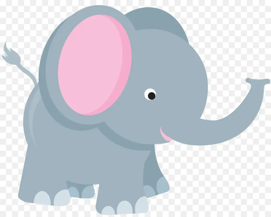 Éléphant De Dessin Animé，Mignon PNG