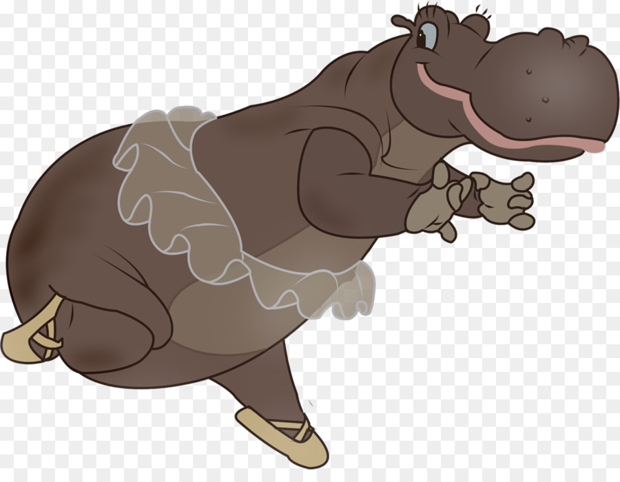 Ballerine Hippopotame，Ballet PNG