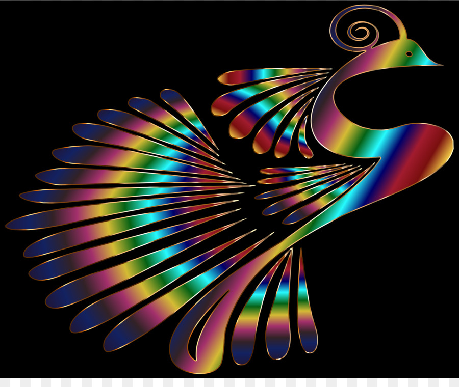 Oiseau，Art Fractal PNG