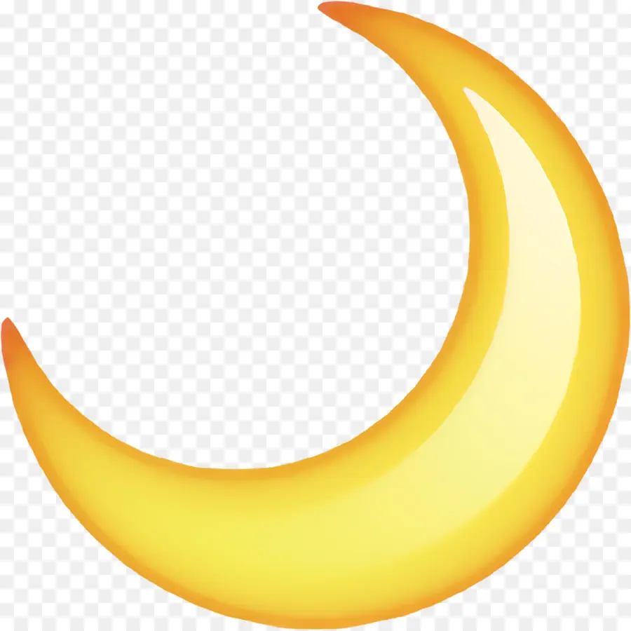 Croissant De Lune，Jaune PNG