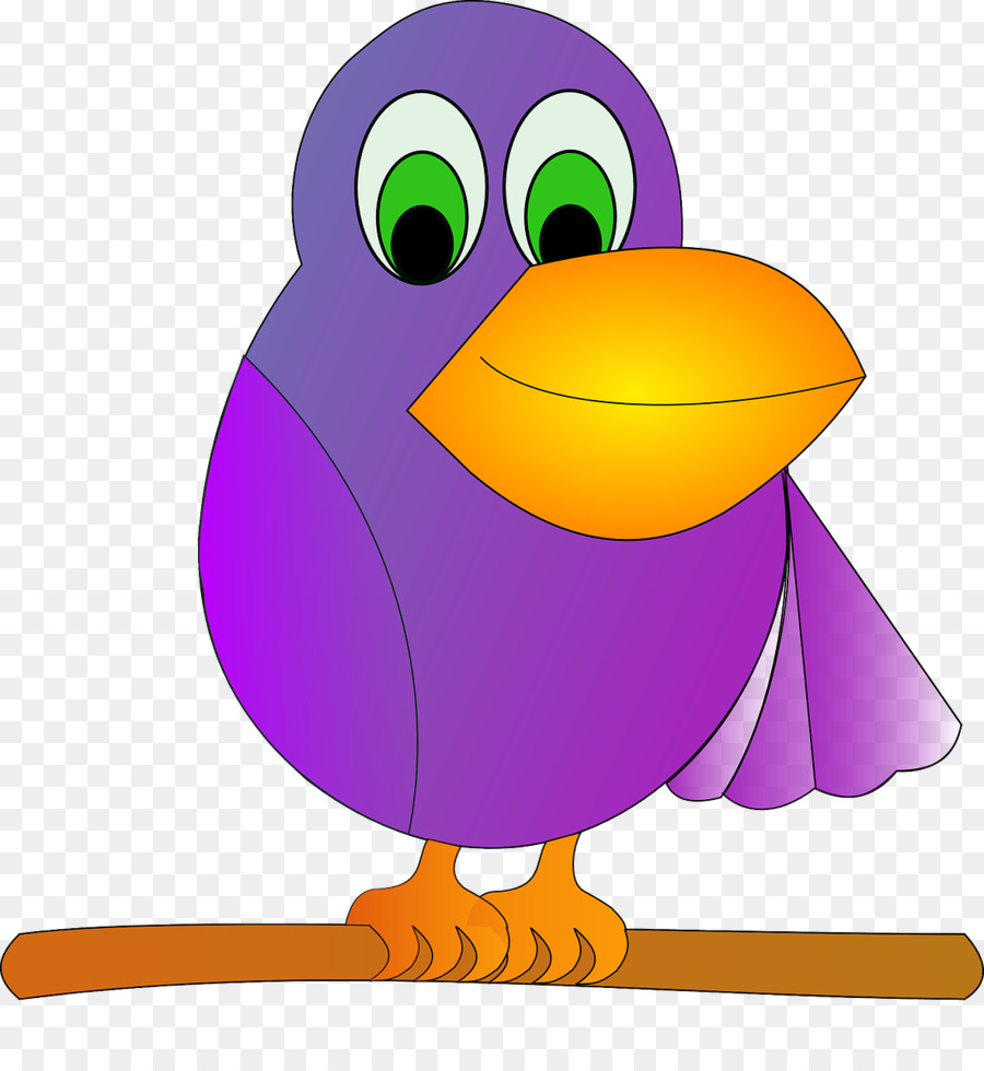 Oiseau De Dessin Animé，Mignon PNG