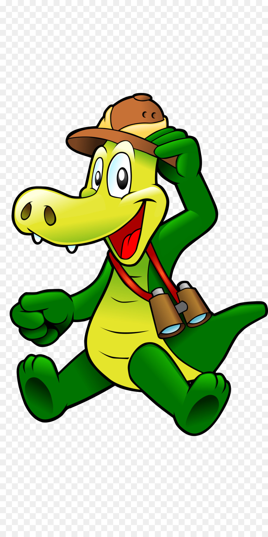 Crocodile Vert，Dessin Animé PNG