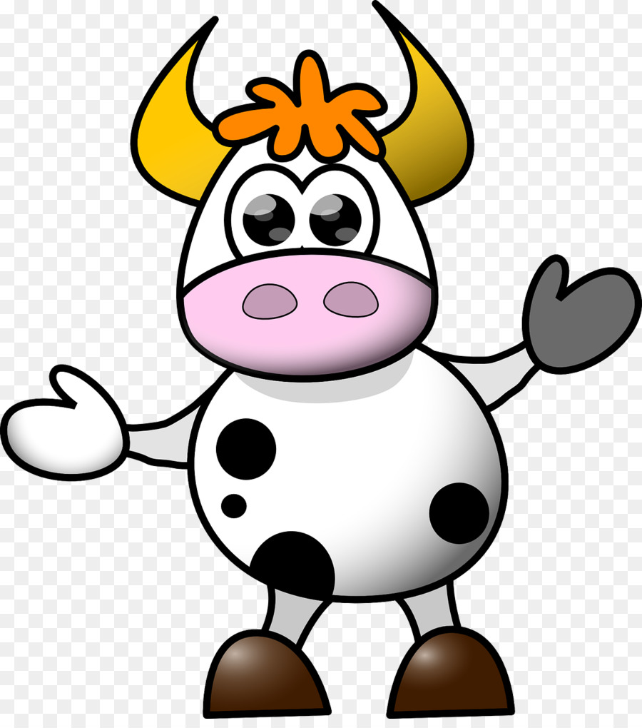 Vache De Dessin Animé，Animal PNG