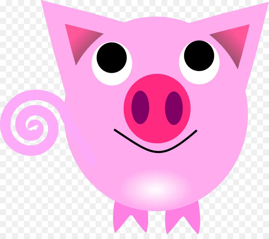 Cochon Rose，Mignon PNG