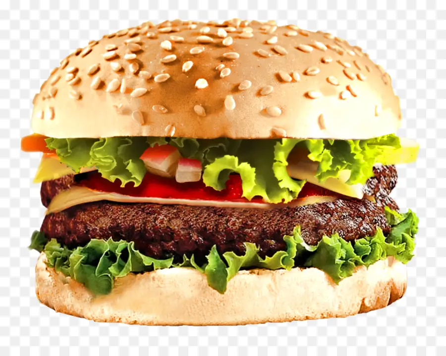 Cheeseburger，Hamburger PNG