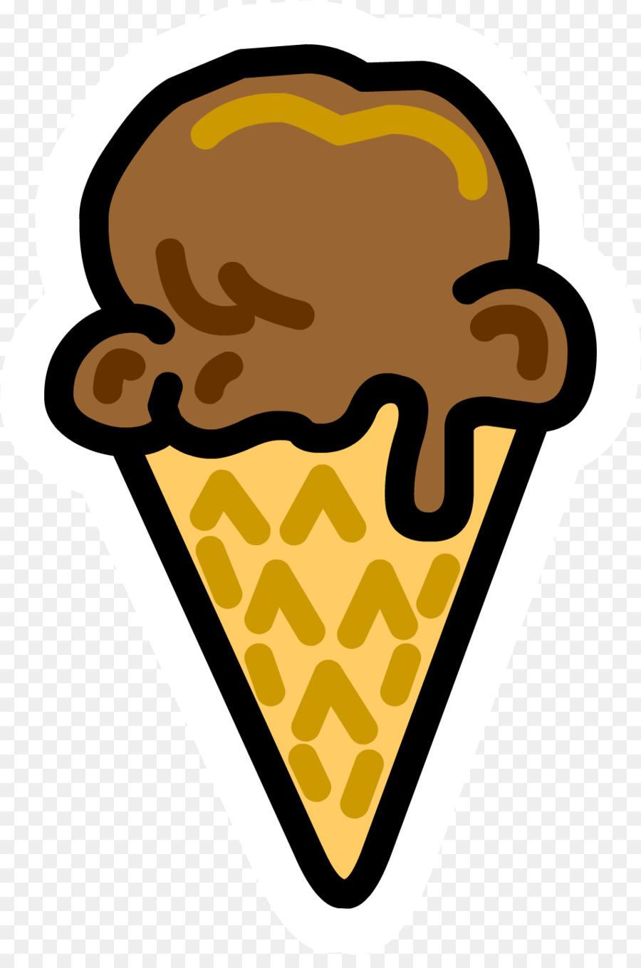 Cornet De Crème Glacée，Dessert PNG