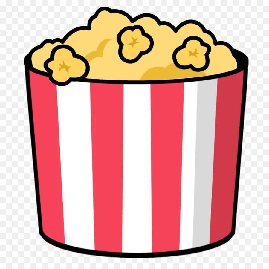 Popcorn，Dessin Animé PNG