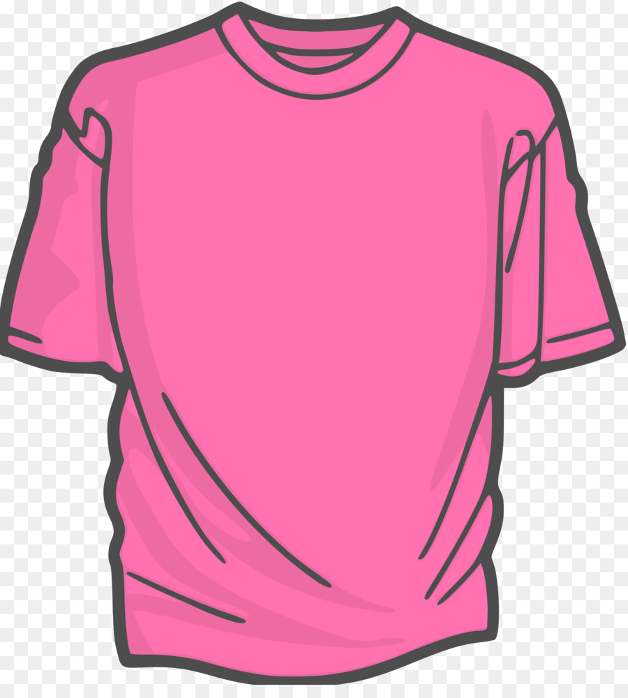 T Shirt Rose，Vêtements PNG