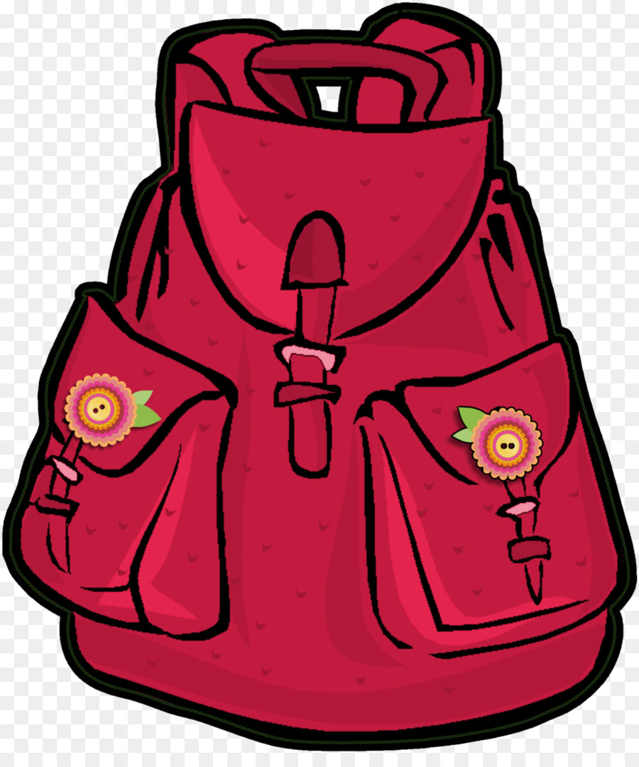 Sac à Dos Rouge，Sac PNG