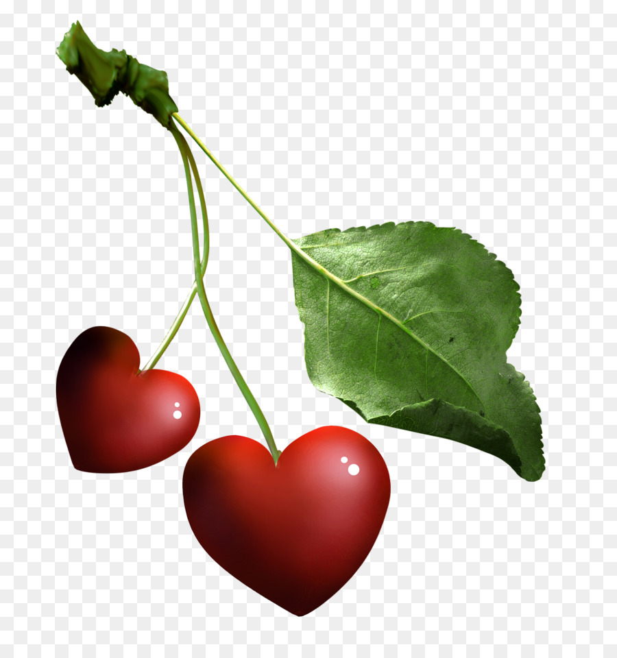 Cerises，Cœur PNG