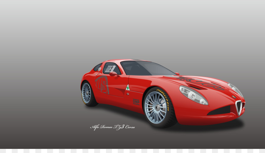 Alfa Romeo 8c Competizione，Voiture PNG