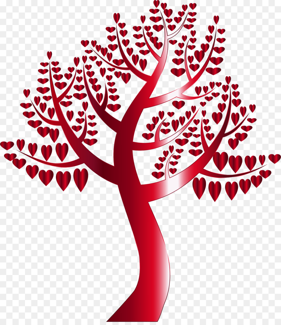 Arbre Coeur，Amour PNG