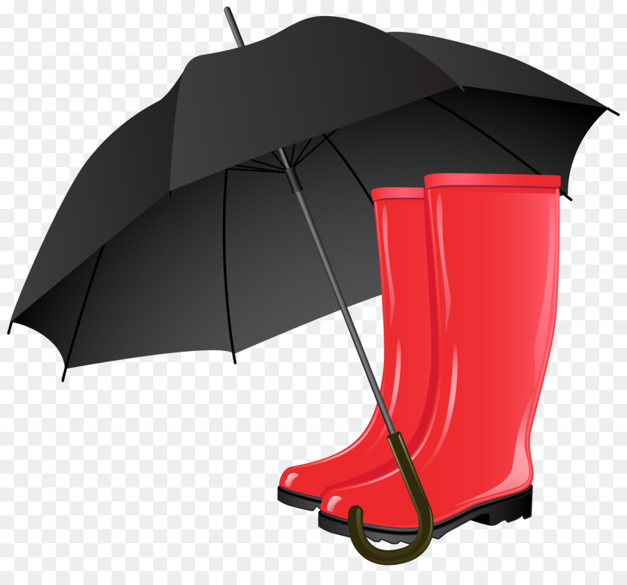 Bottes Rouges，Parapluie PNG