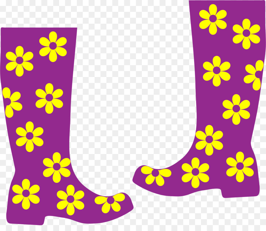 Bottes Violettes，Fleurs PNG