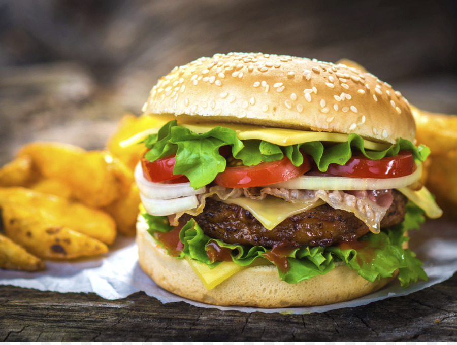 Hamburger，Frites PNG