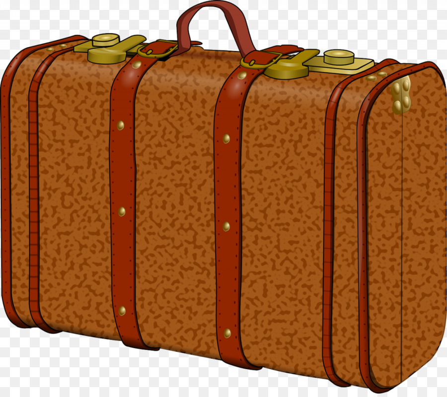 Valise Marron，Bagage PNG