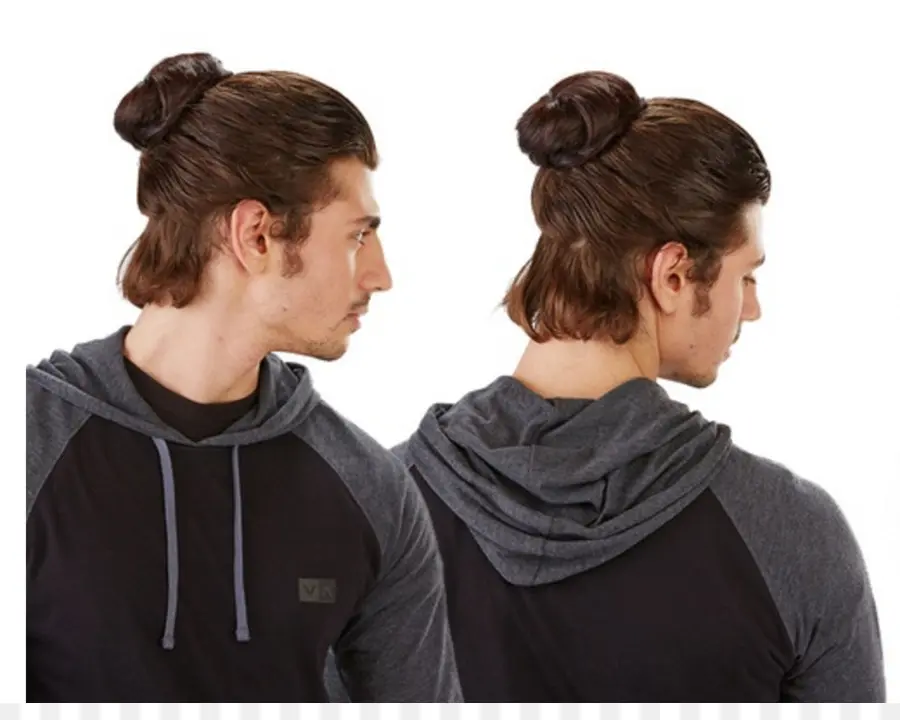 Chignon Homme，Cheveux PNG