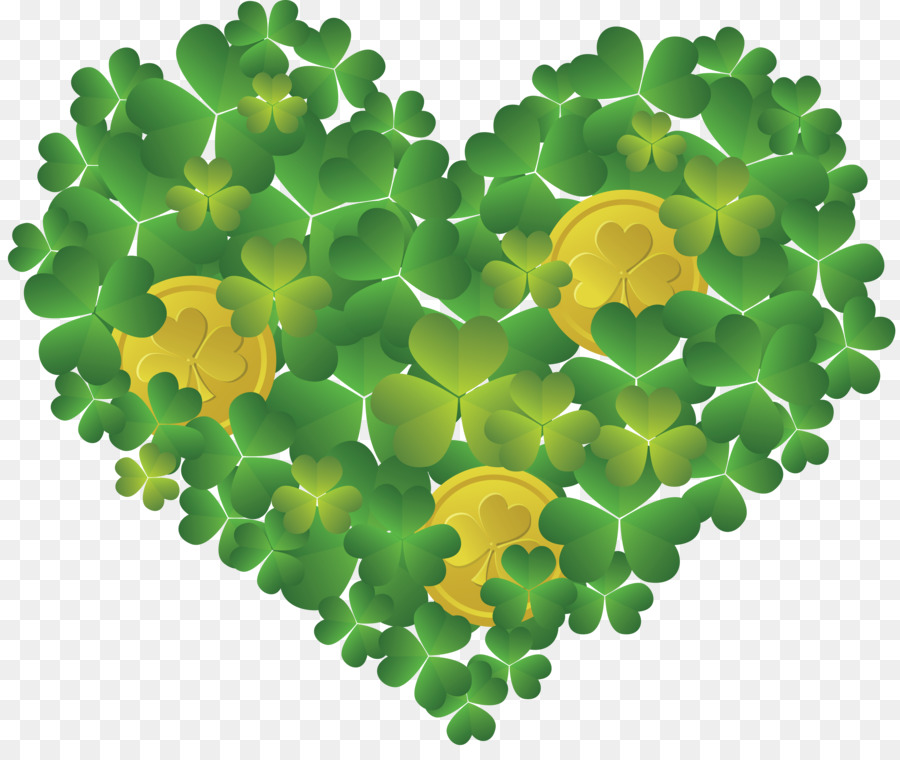 Coeur De Trèfle，Feuilles PNG