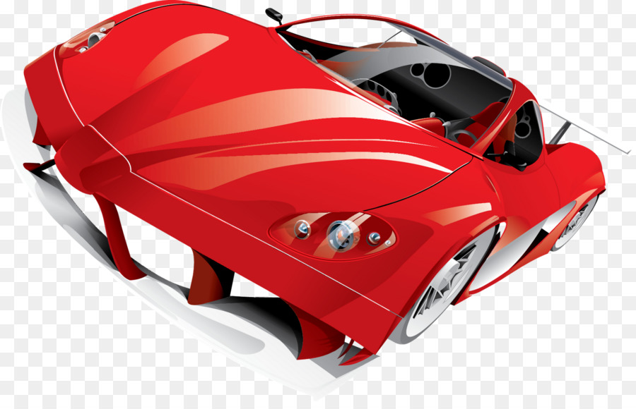 Voiture De Sport Rouge，Automobile PNG