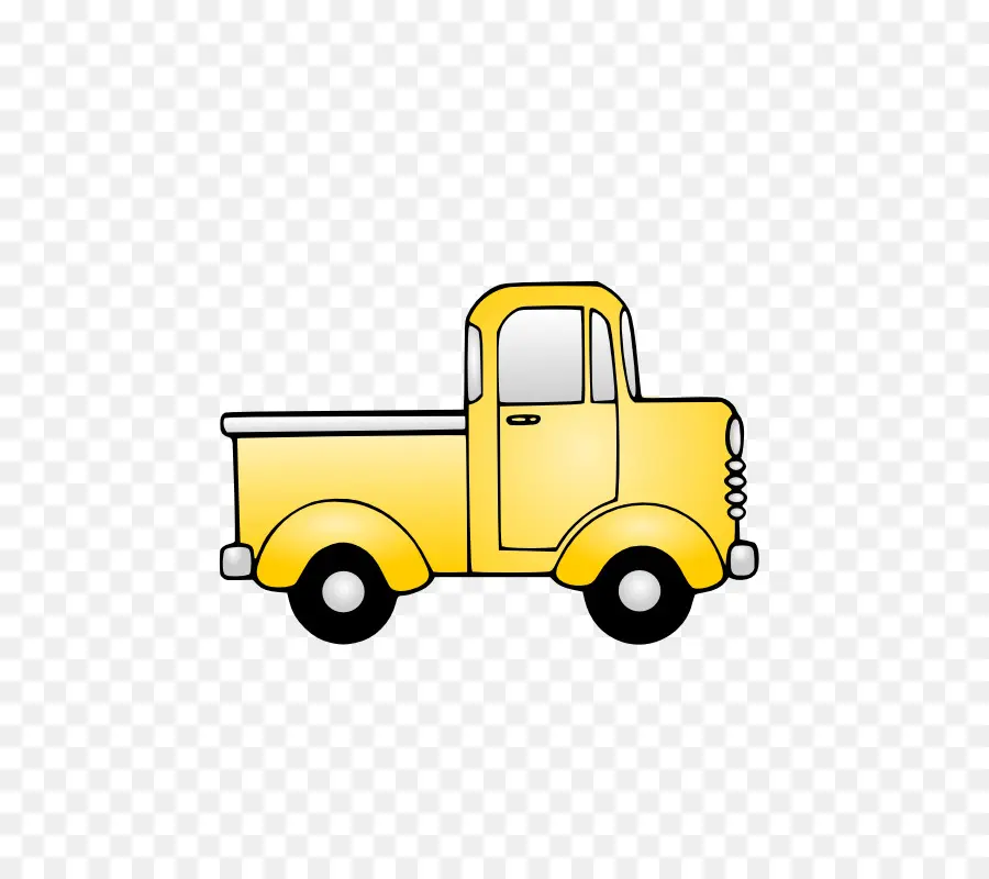 Camion Jaune，Dessin Animé PNG