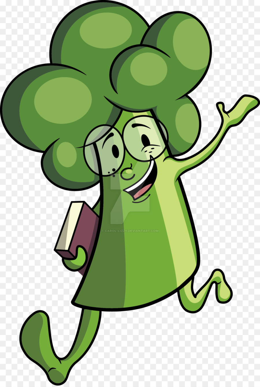 Caricature De Brocoli，Vert PNG