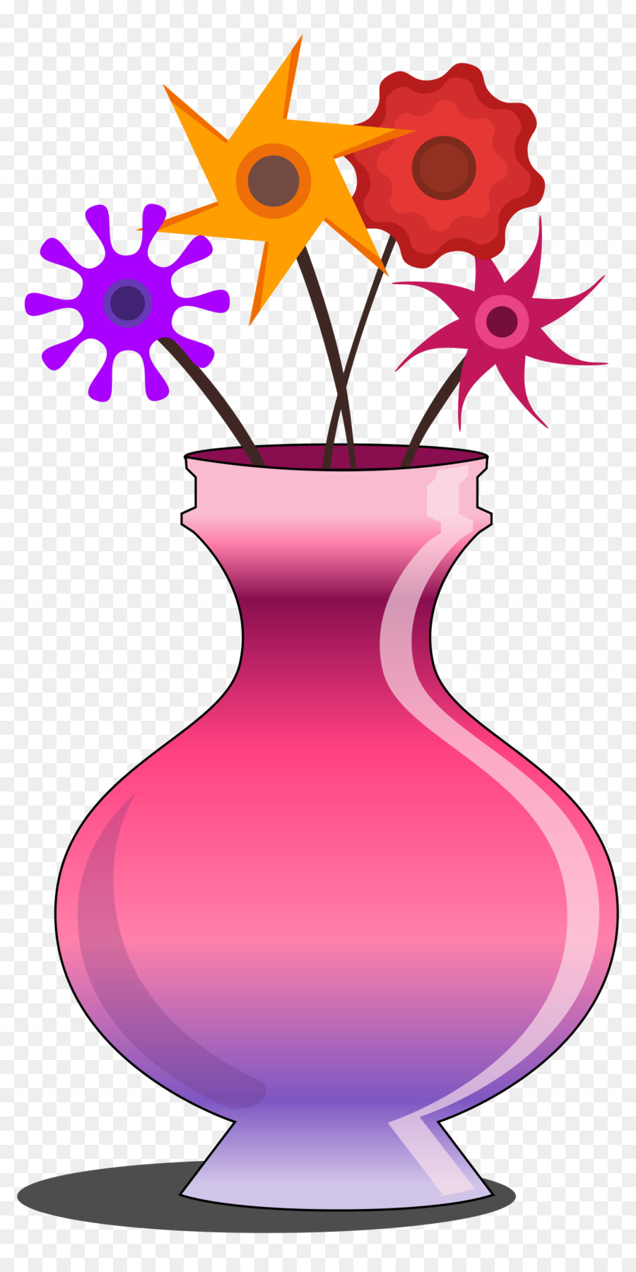 Fleur，Vase PNG