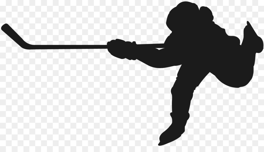 Silhouette，Hockey Sur Glace PNG