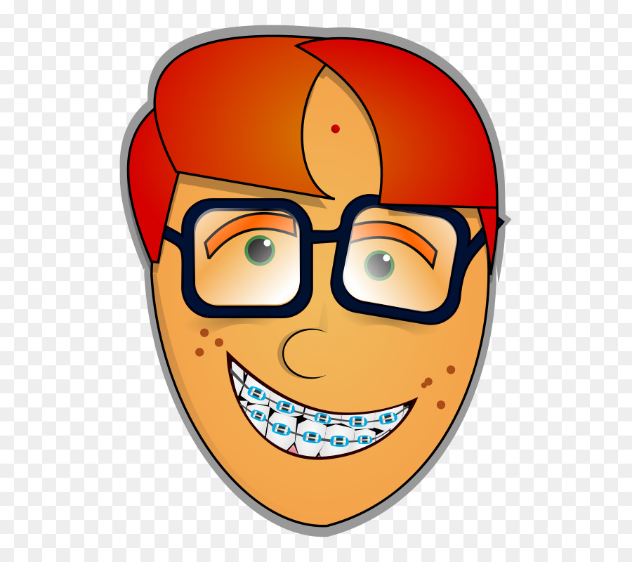 Visage De Dessin Animé Avec Bretelles，Lunettes PNG