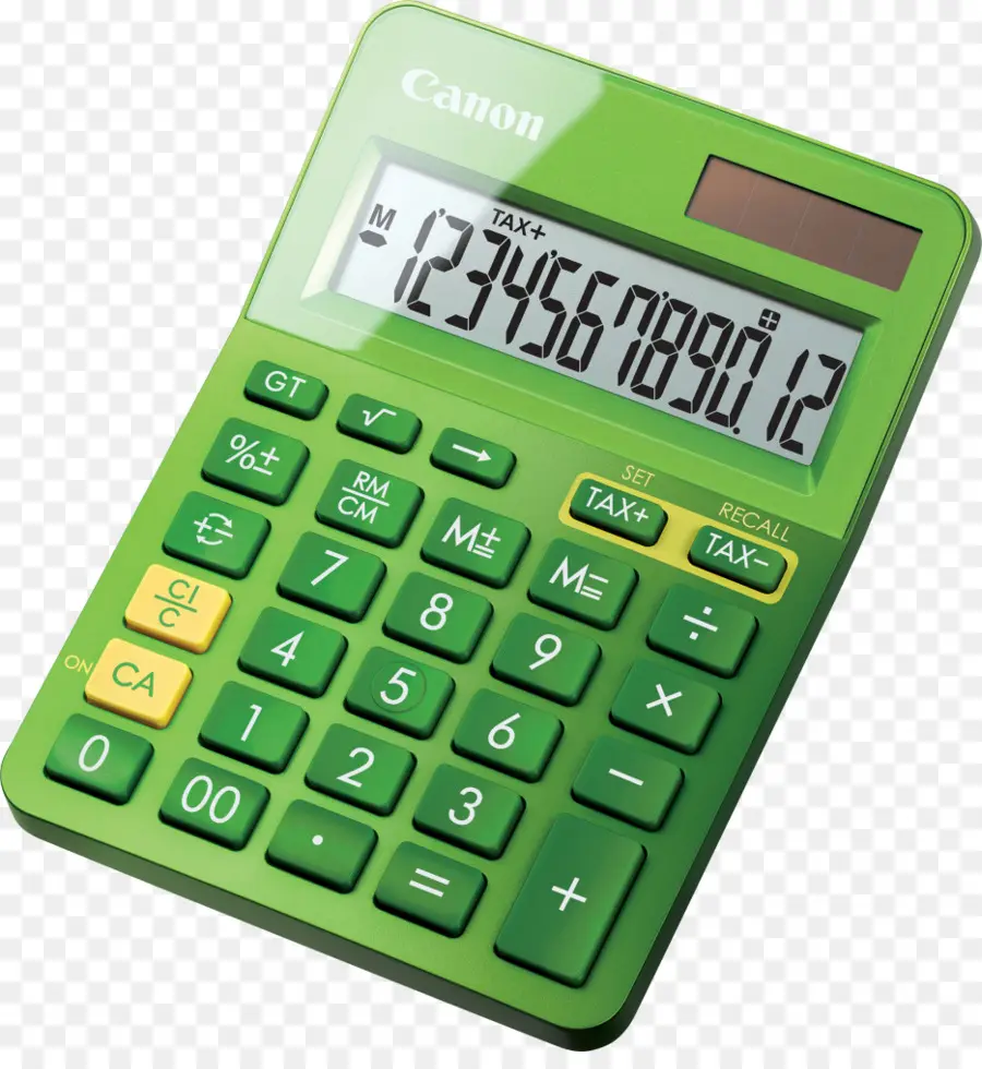 Calculatrice Bleue，Nombres PNG