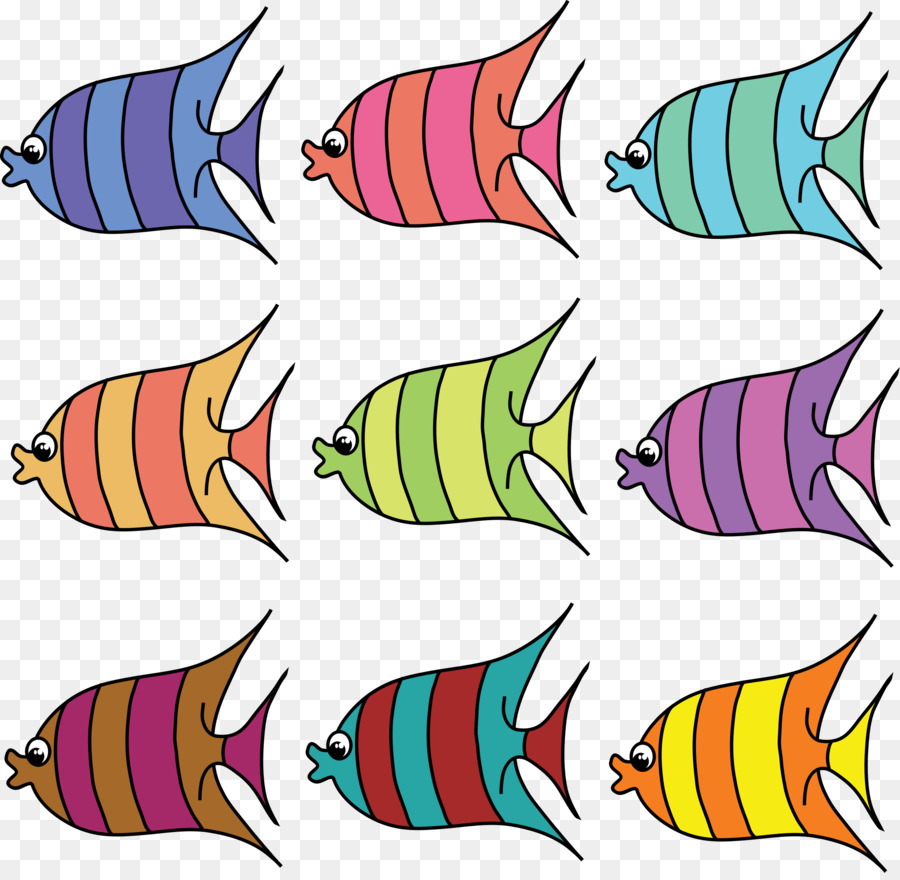 Les Poissons，Couleur PNG