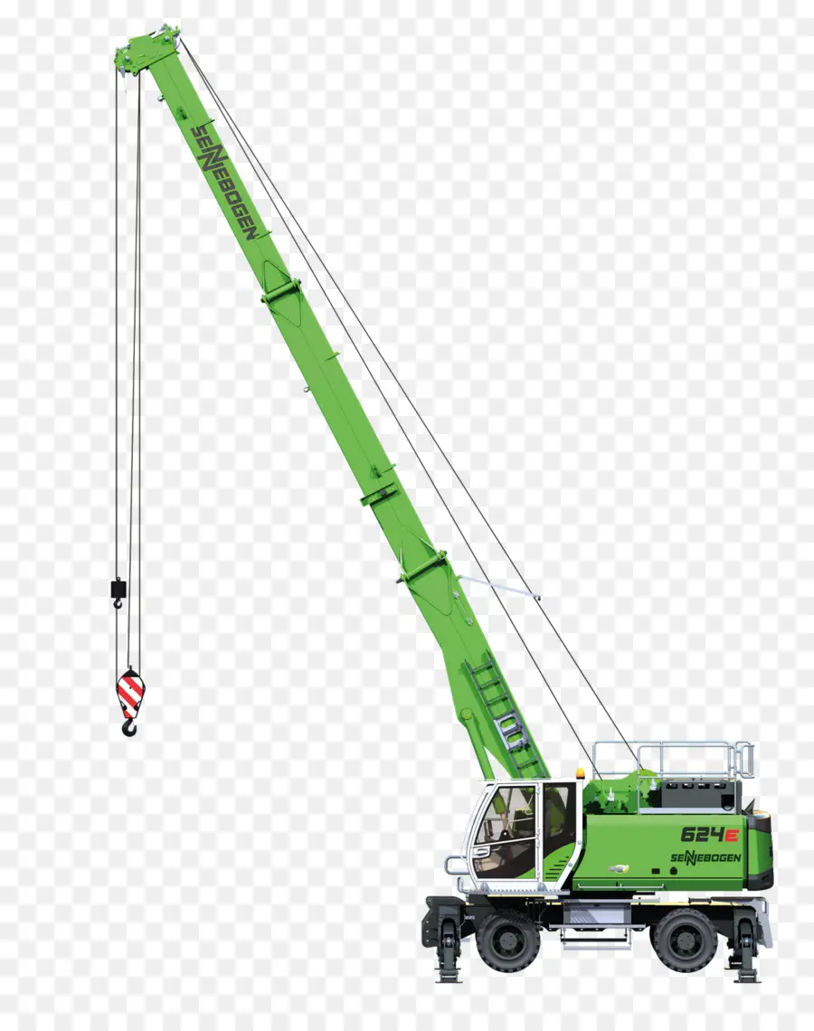 Grue Mobile Verte，Levage PNG